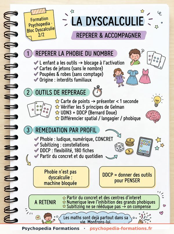 Aperçu — Fiche · Repérer la dyscalculie