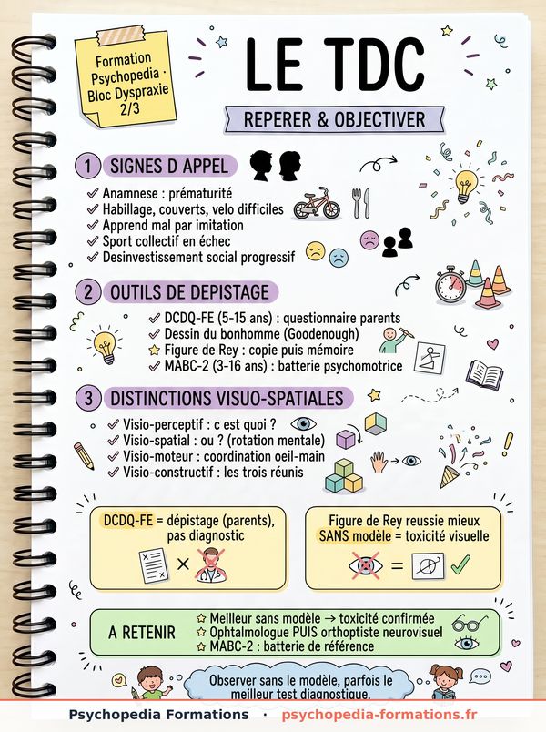 Aperçu — Fiche · Repérer la dyspraxie