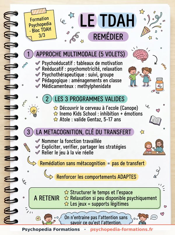 Aperçu — Fiche · Aménager pour le TDAH